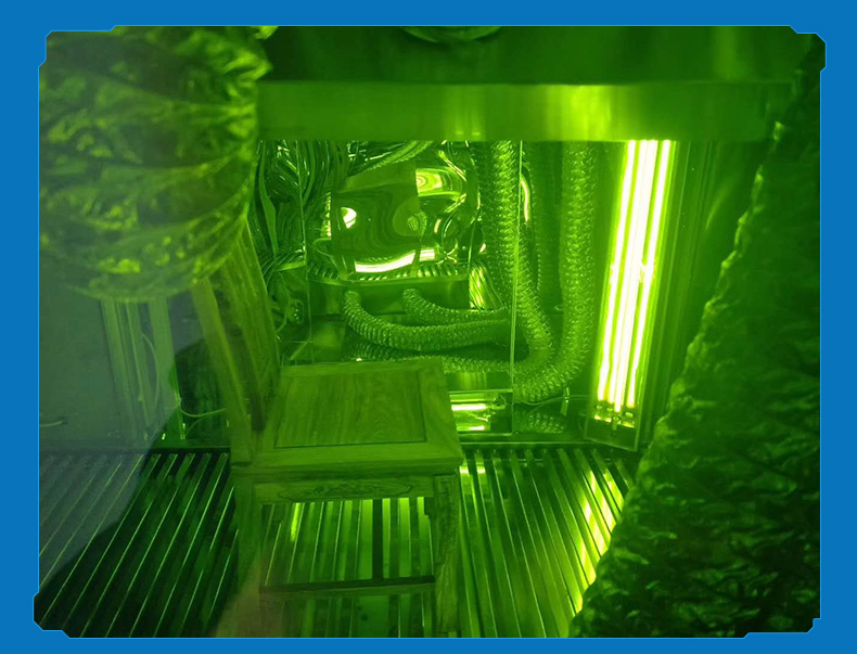 汞燈照射細(xì)節(jié)實(shí)拍